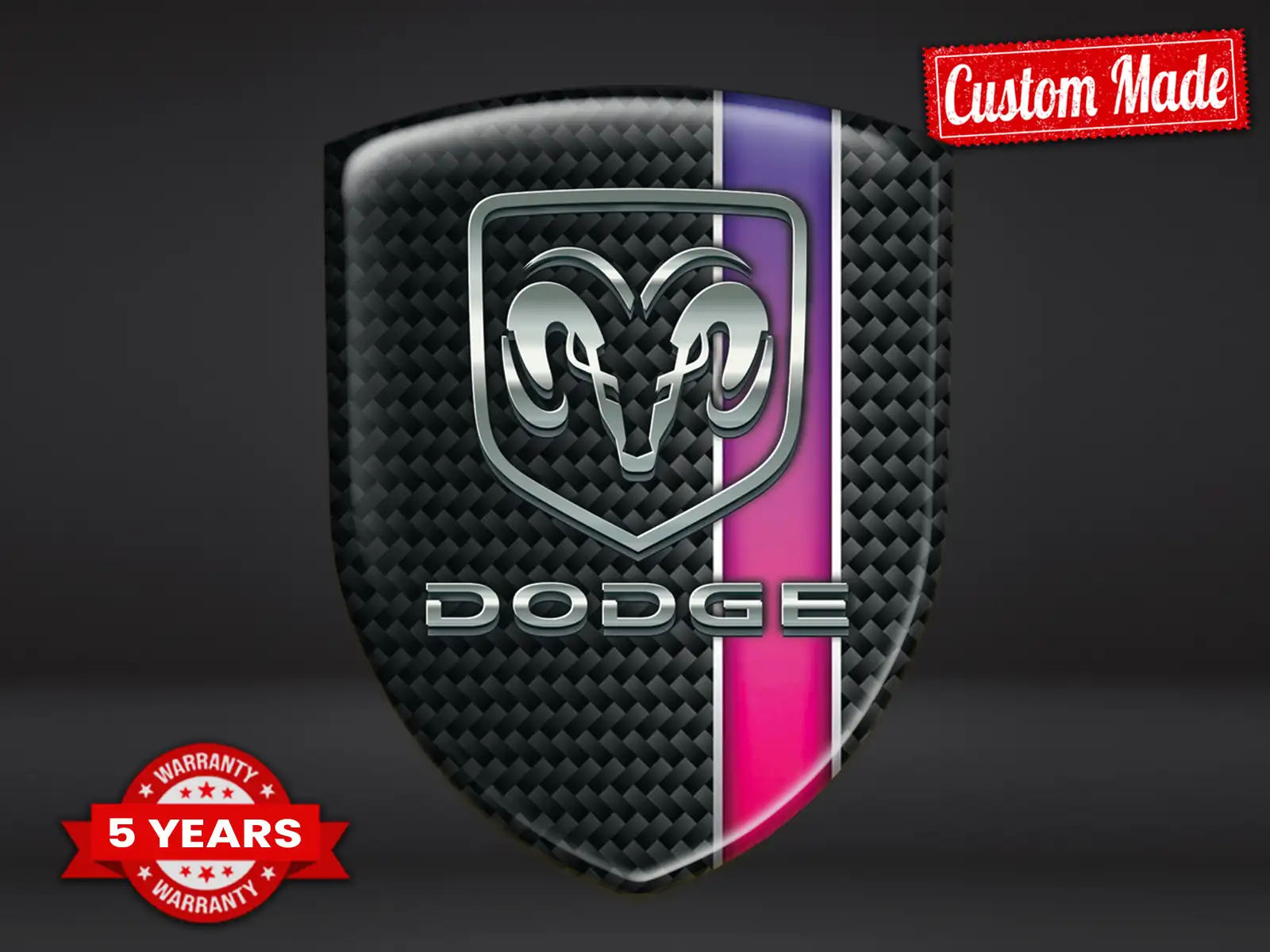 Dodge Sticker Porte Auto Moderne Max Pro Résistant